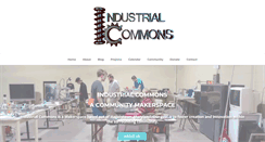 Desktop Screenshot of industrialcommons.org